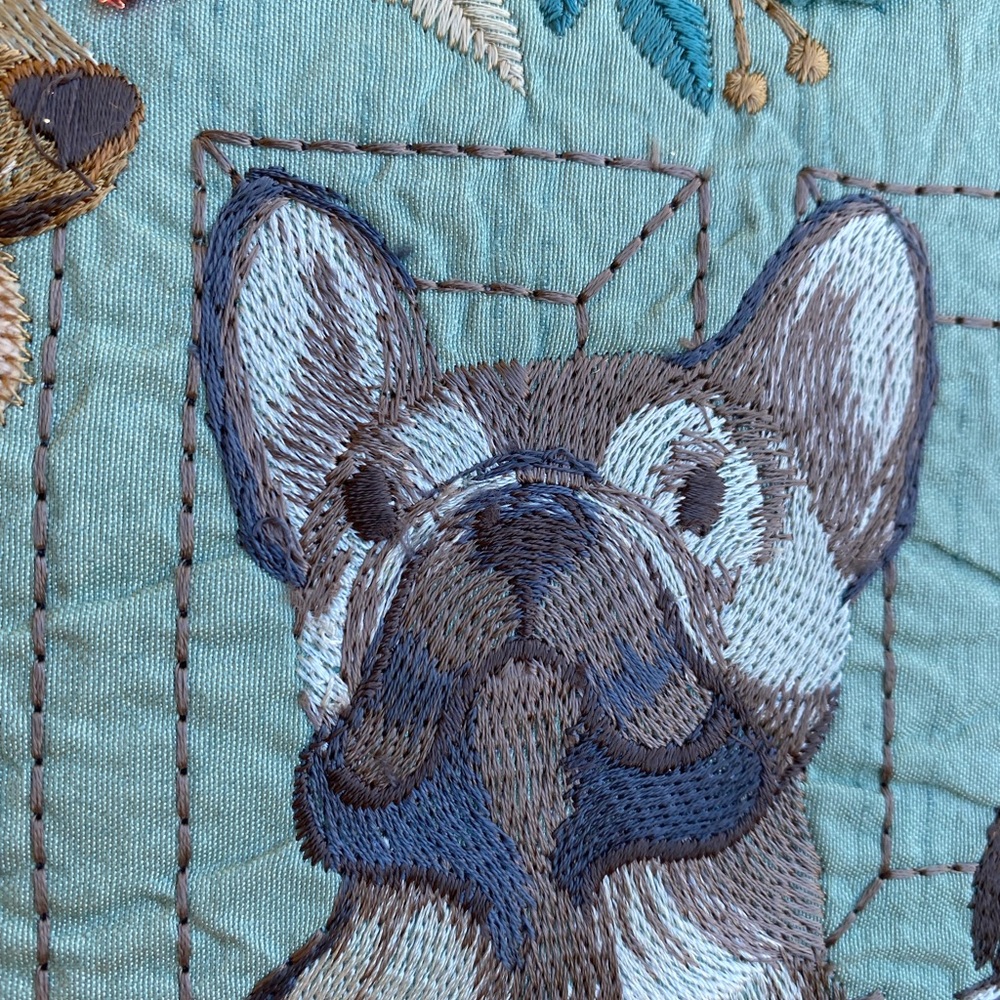 COPY - Fall Embroidered Dog Pillow - Picture 5 of 8